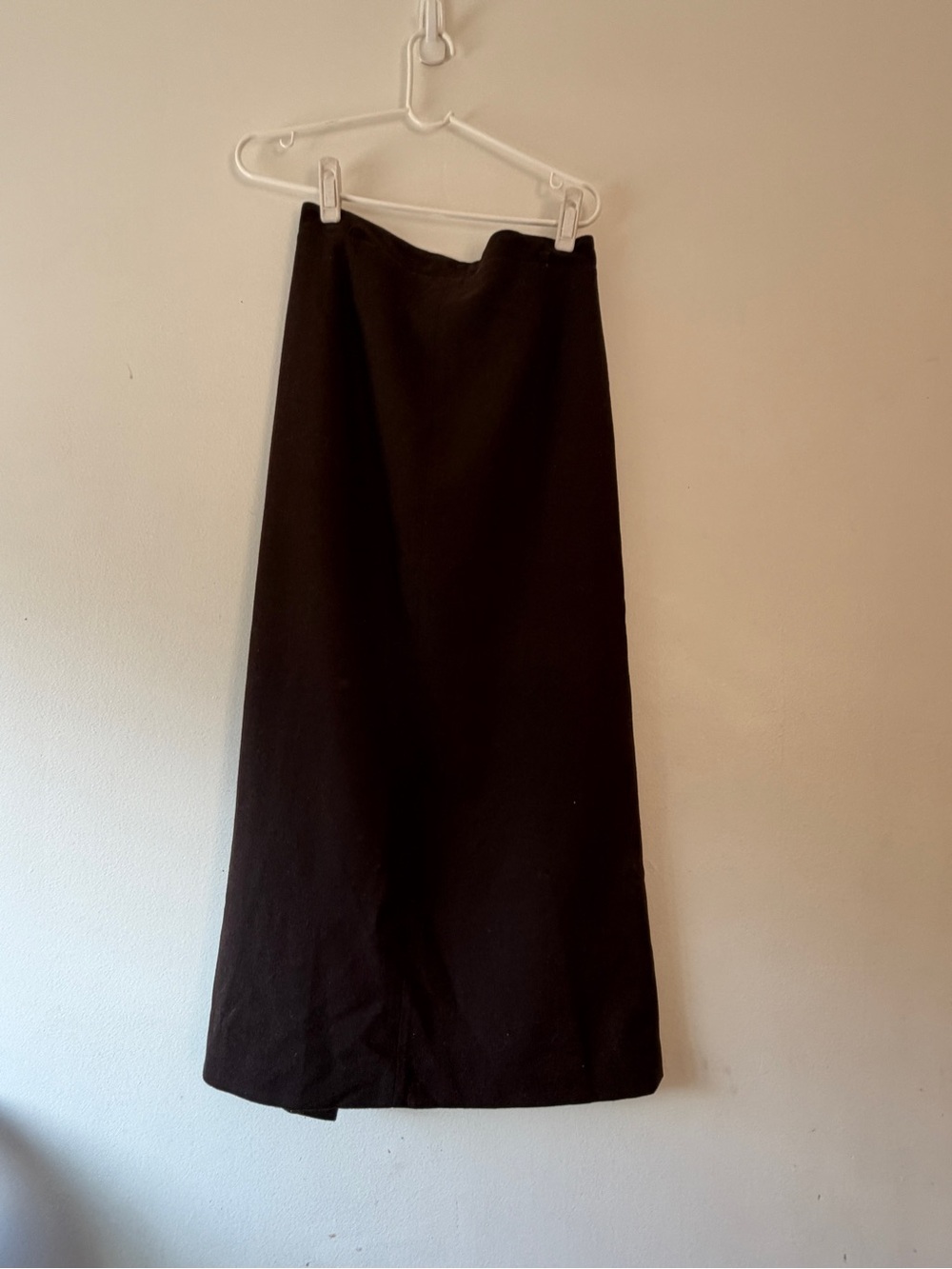 Classic vintage dark brown Maxi Skirt